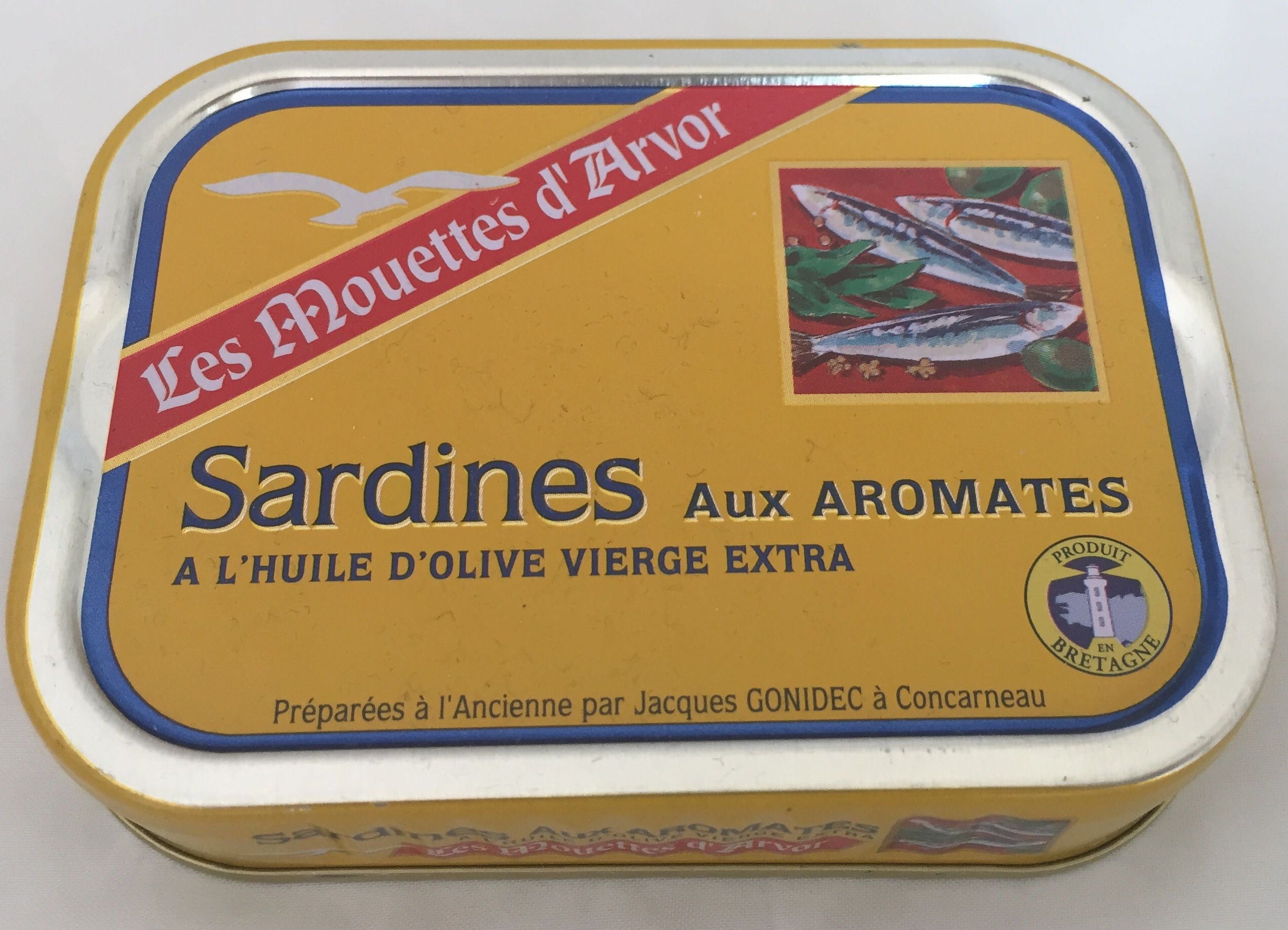 Sardines aux aromates à l'huile d'olive extra - Produit