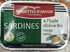 Sardines à l'huile d'olive Bio vierge extra - Produit