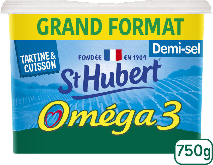 St hubert omega 3 750 g demi sel grand format - Produkt - fr