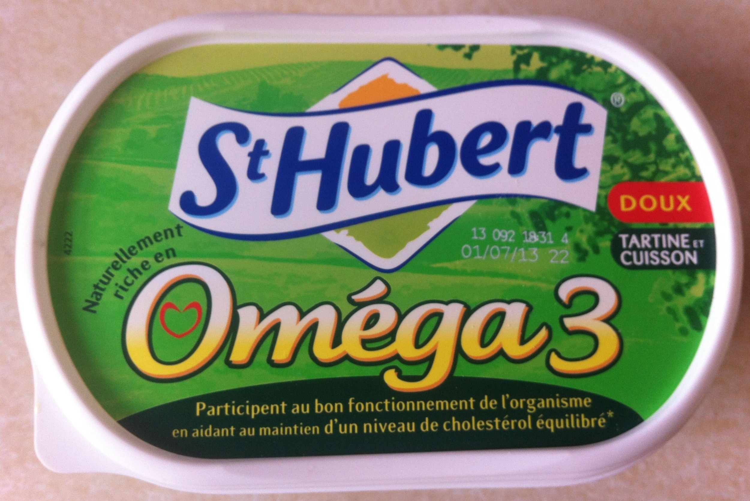 St Hubert Oméga 3 (Doux, Tartine et Cuisson), (54 % MG) - Produkt - fr