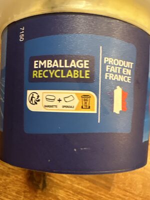matière grasse - Recycling instructions and/or packaging information - fr