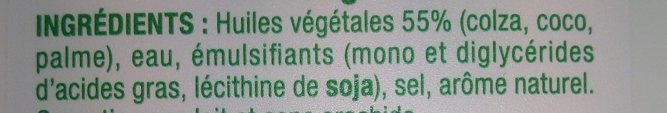 St hubert pur vegetal 275 g dx - Ingredientes - fr