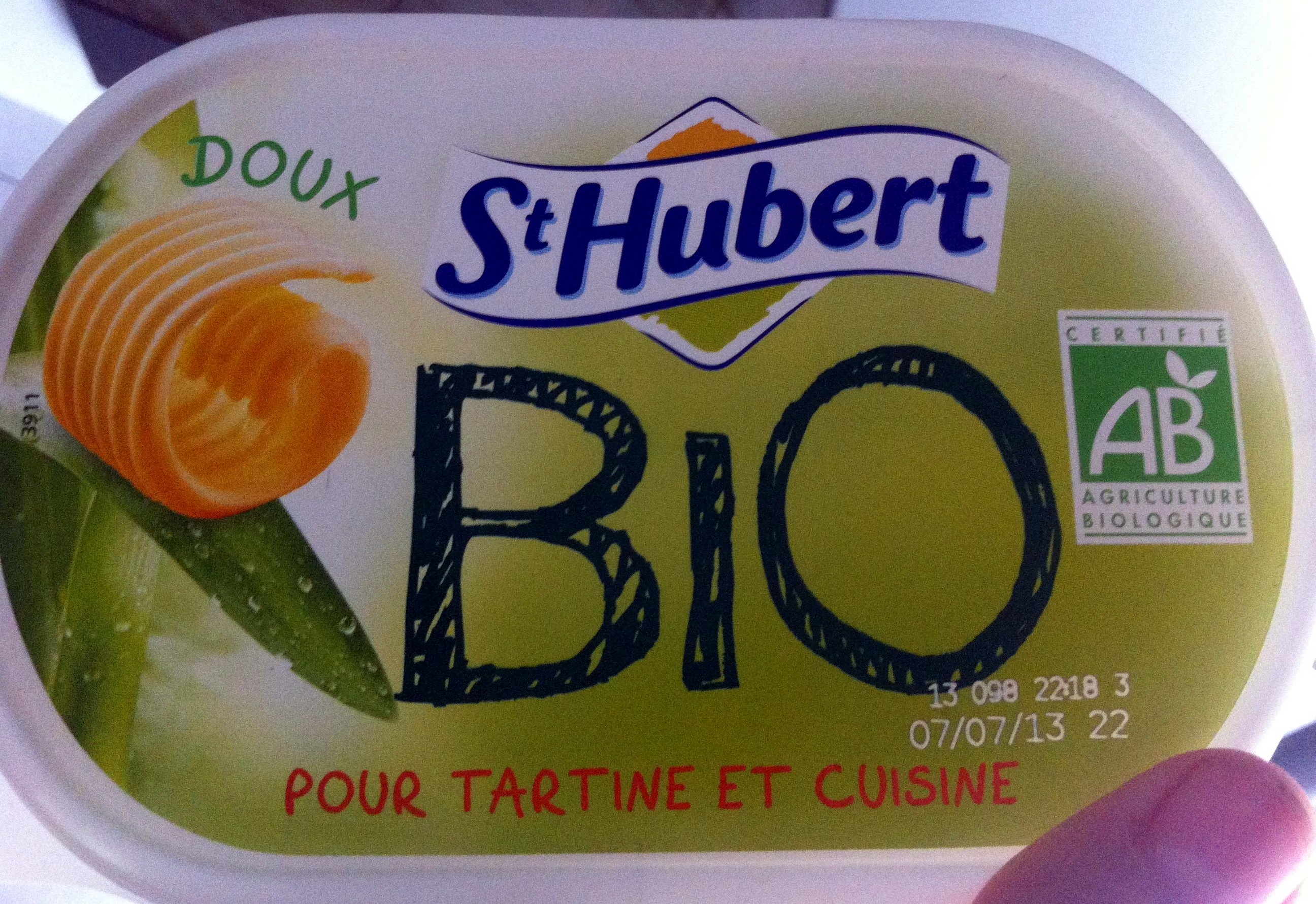 St Hubert Bio (Doux, Tartine et Cuisine), (58 % MG) - Produkt - fr