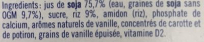 Riz Onctueux - Ingredientes - fr