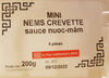 Mini Nems Crevette sauce nuoc-mâm - Producto