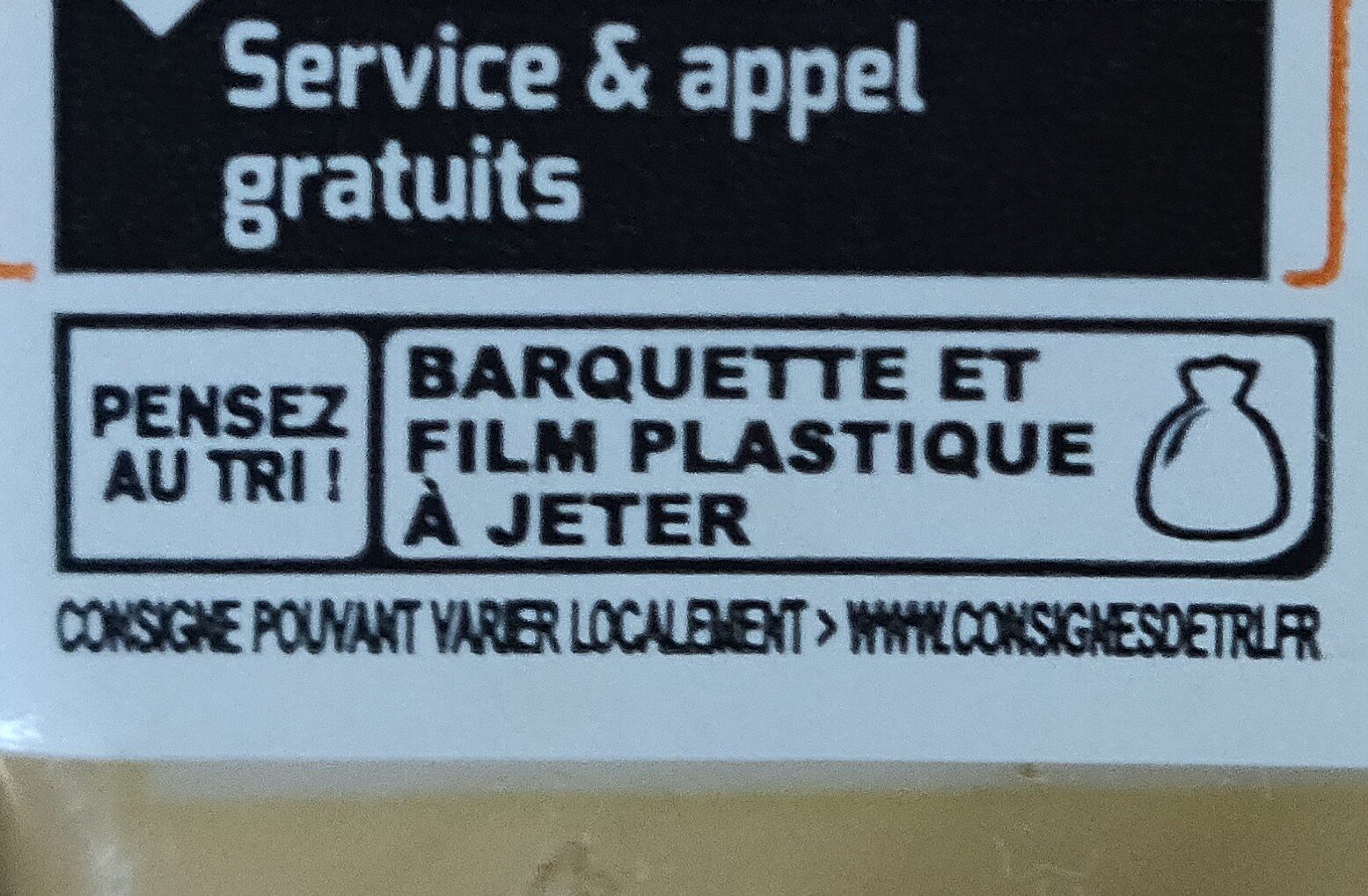 Poulet rôti mayonnaise - Recycling instructions and/or packaging information - fr