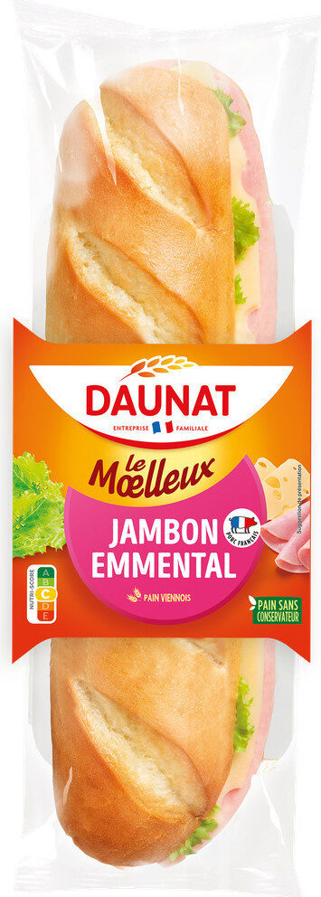 Le Moelleux Jambon Emmental - Product - fr
