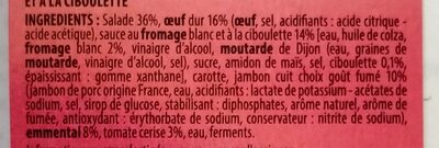 Parisienne Jambon Emmental - Ingredients - fr