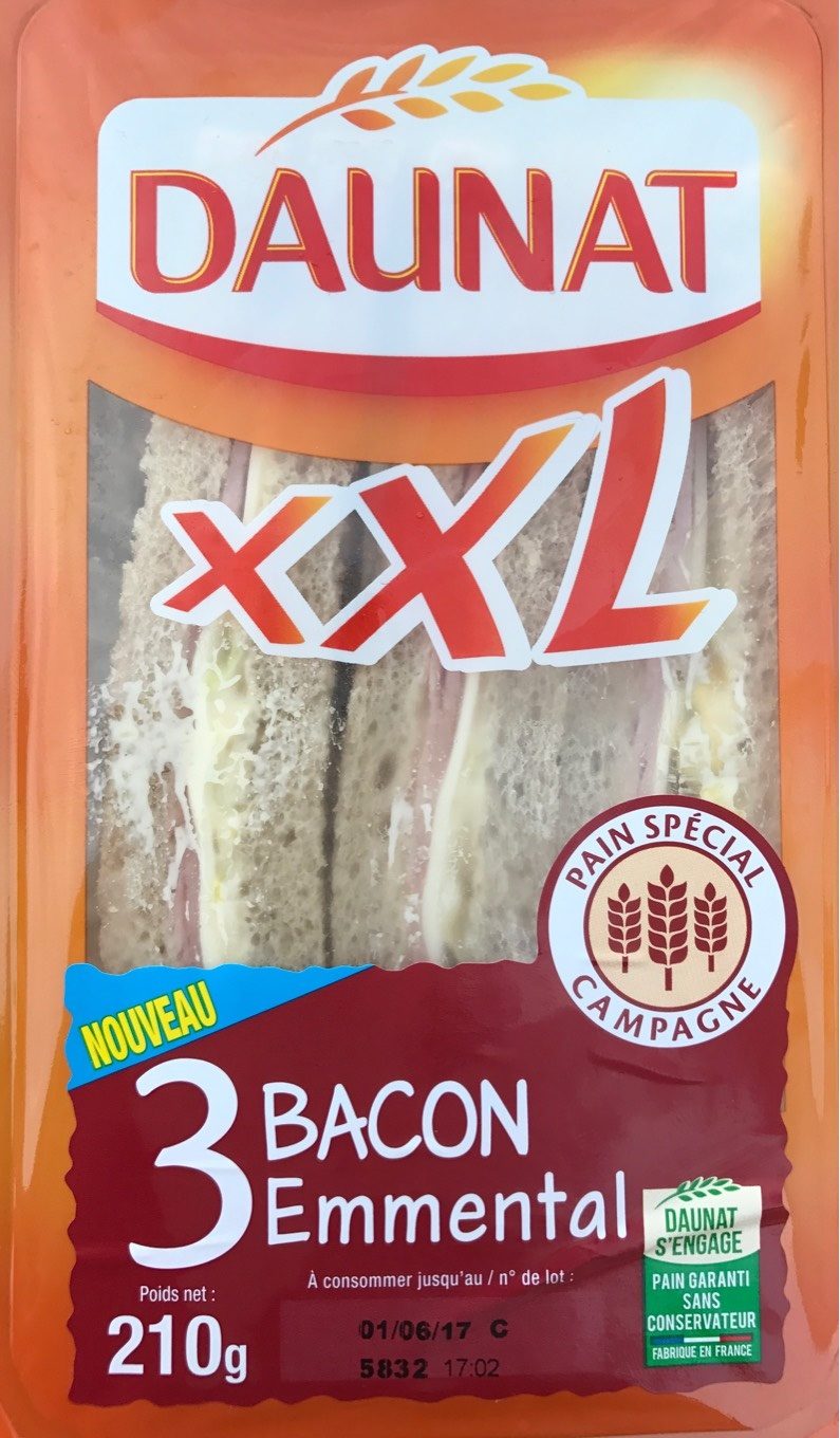 XXL Bacon Emmental - Product - fr
