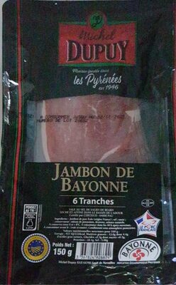 Jambon de Bayonne 6 Tranches - Product - fr
