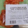 Chiffonnade de chorizo - Product