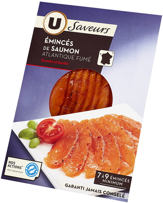 Emincés de saumon fumé tomate basilic - Producto - fr