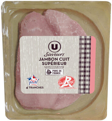 Jambon cuit supérieur découenné label rouge - Product - fr