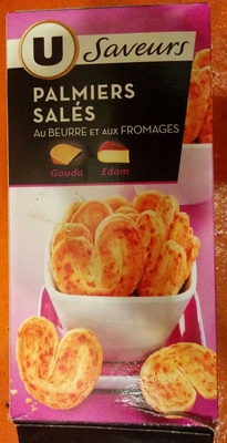 Palmiers Salés au Beurre et aux Fromages (Gouda, Edam) - Product - fr