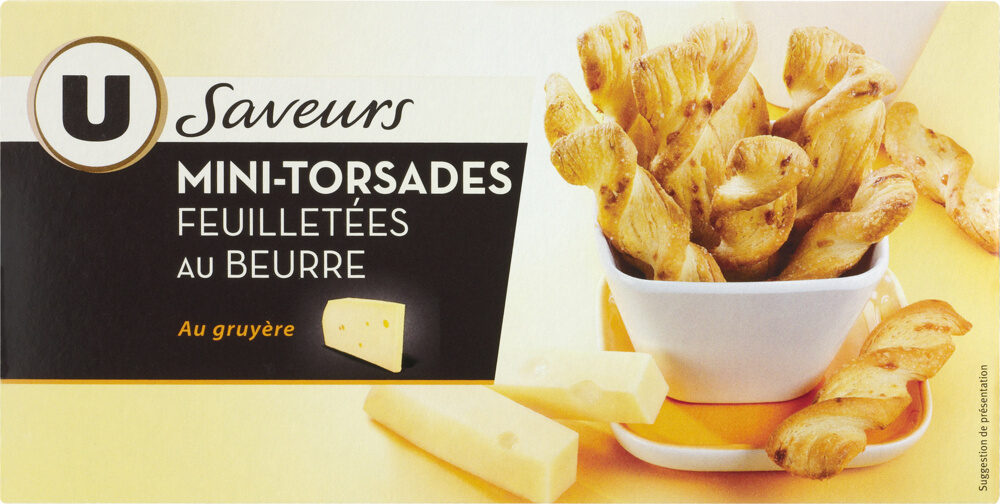 Minifeuilleté torsades beurre et fromage - Product - fr
