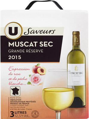 Vin blanc sec IGP Pays d'OC Muscat Saveurs - Produit