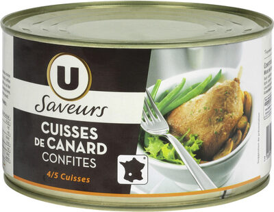 Confit canard 4/5 cuisses tambourin SAVEURS - Product - fr