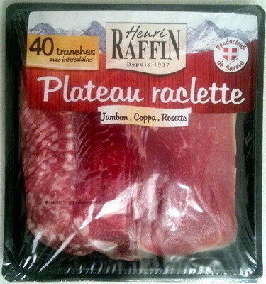 Plateau raclette - Produit