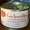 Les lentilles au confit de canard et saucisse de Toulouse - Produit