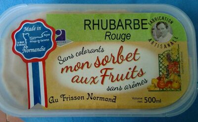 Mon Sorbet aux fruits Rhubarbe rouge - Producto - fr