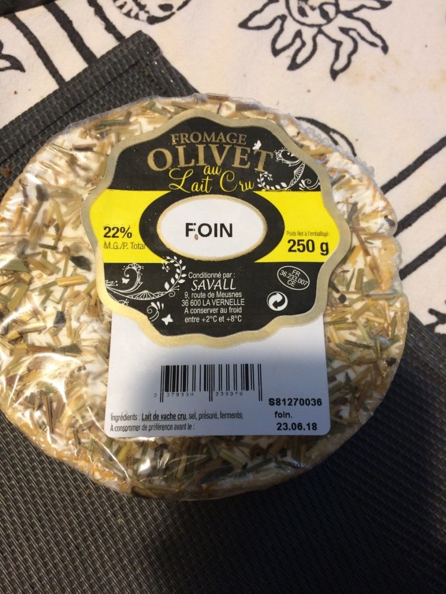 Olivet au lait cru - Product - fr