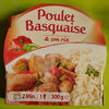 Poulet basquaise & son riz - Product