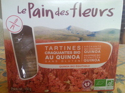 Tartines craquantes bio au Quinoa sans gluten - Produit
