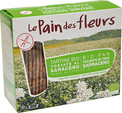 Pan ecológico crujiente de trigo sarraceno sin gluten - Produit - es