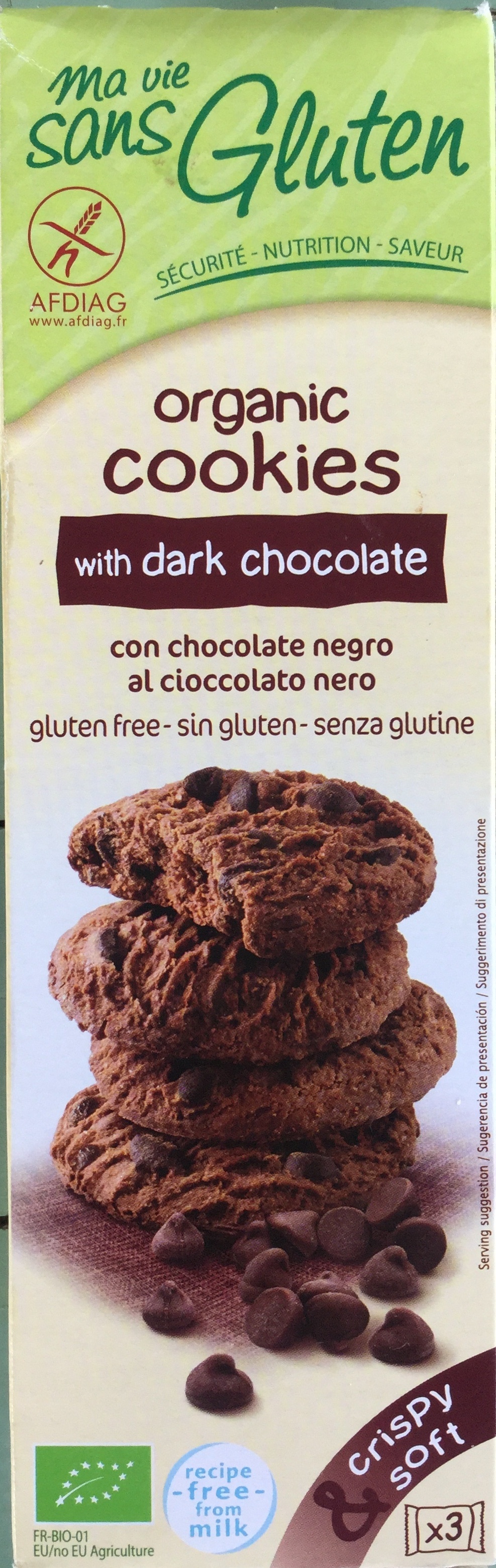 Cookies bio au chocolat noir - Prodotto