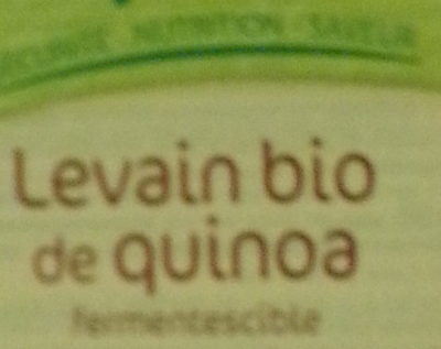 Levain Bio de Quinoa Fermentiscible - Ingredients - fr
