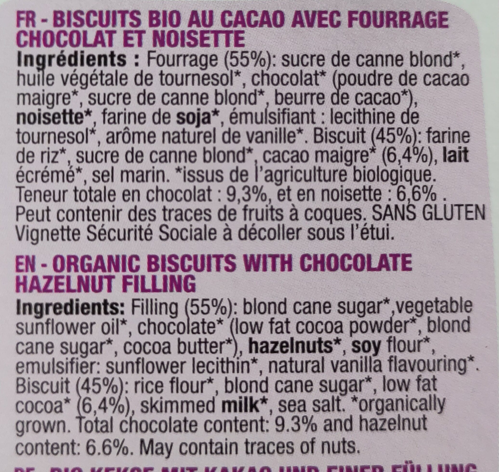Crousty roll - Ingredients - fr