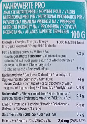 Knusperbrot Erdmandel - Nutrition facts - de