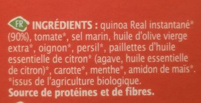 Taboulé de quinoa - Ingredients - fr