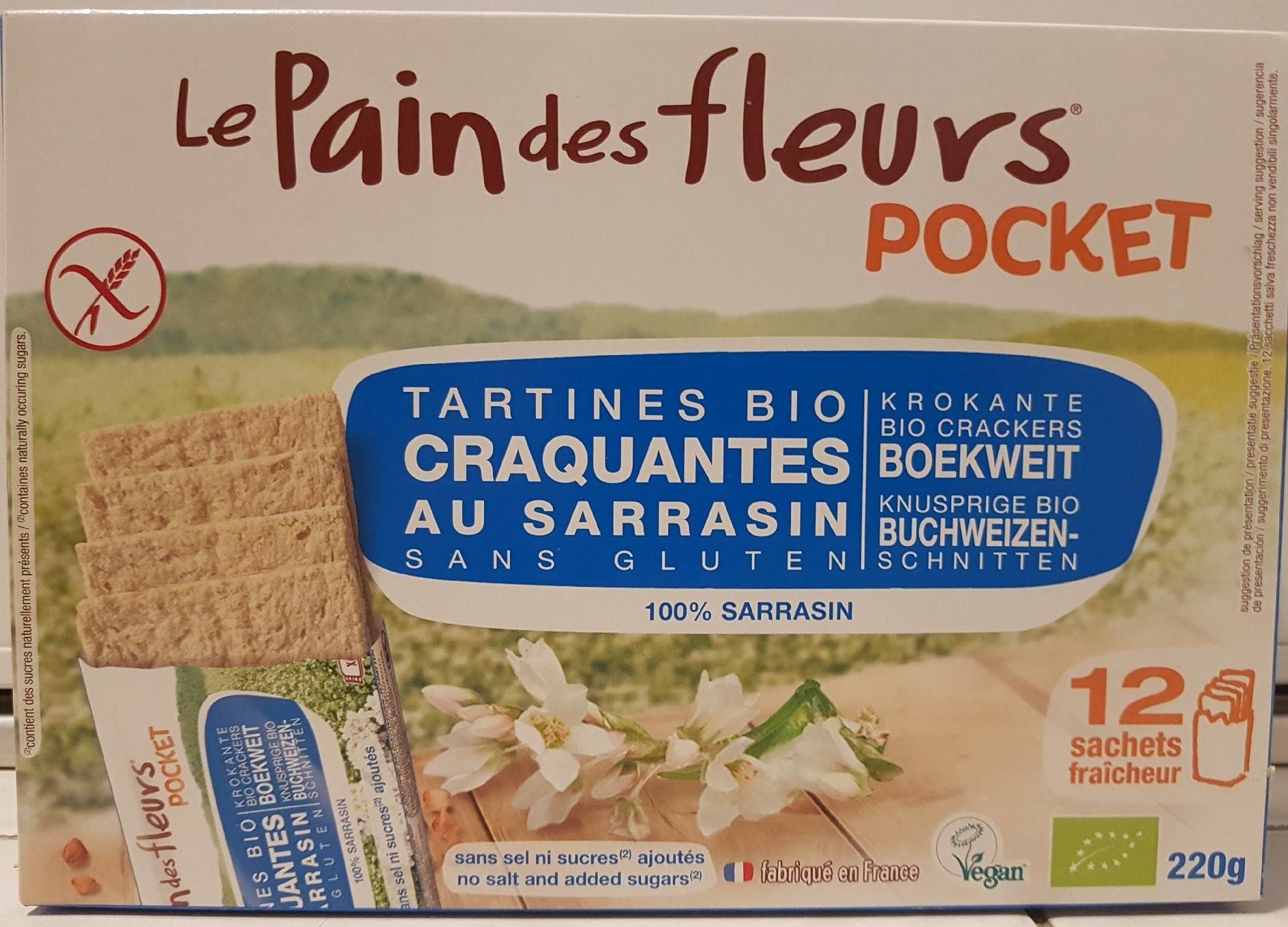 Tartine craquantes bio au sarrasin pocket - Product - fr