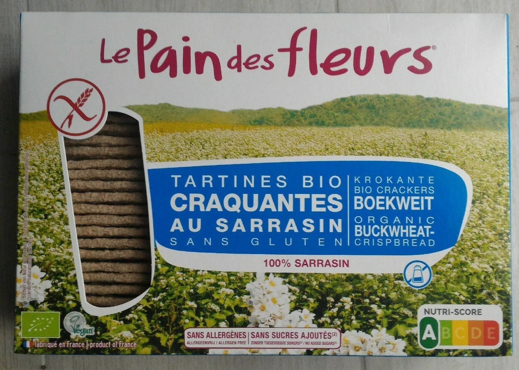 Tartines craquantes bio au sarrasin sans sel ni sucres ajoutés - Product - fr