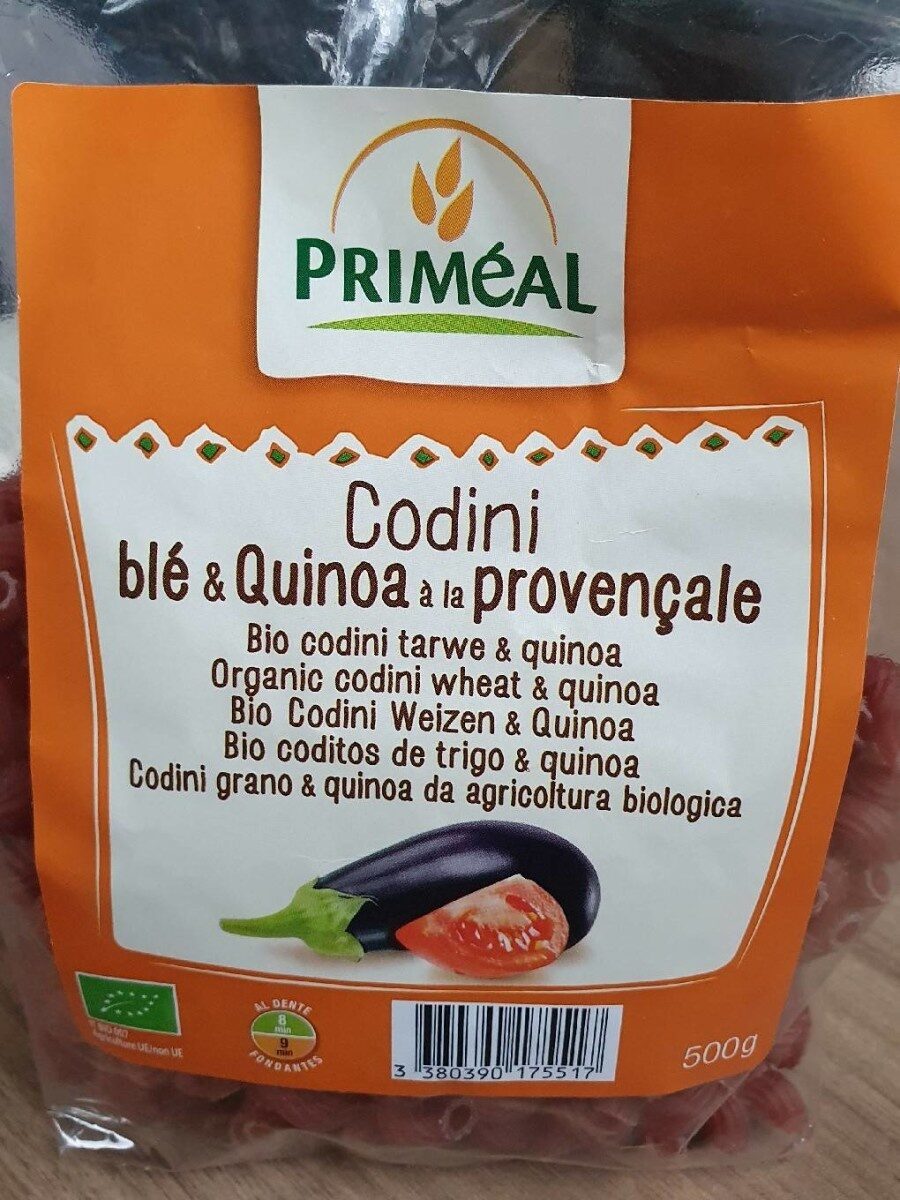 Codini blé & quinoa à la provençale - Produit