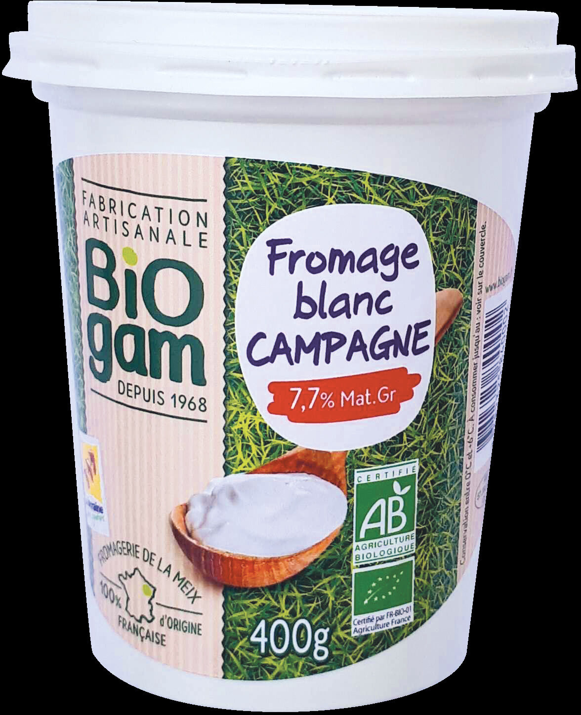 Fromage blanc Campagne BIO - Product - fr