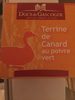Terrine De Canard, Au Poivre Vert - Produit