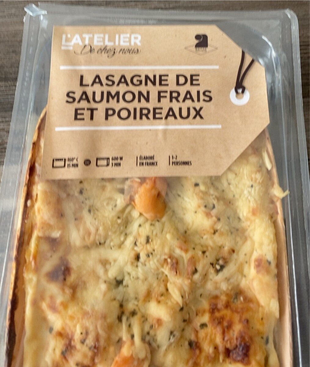 Lasagne de saumon frais et poiteaux - Produit