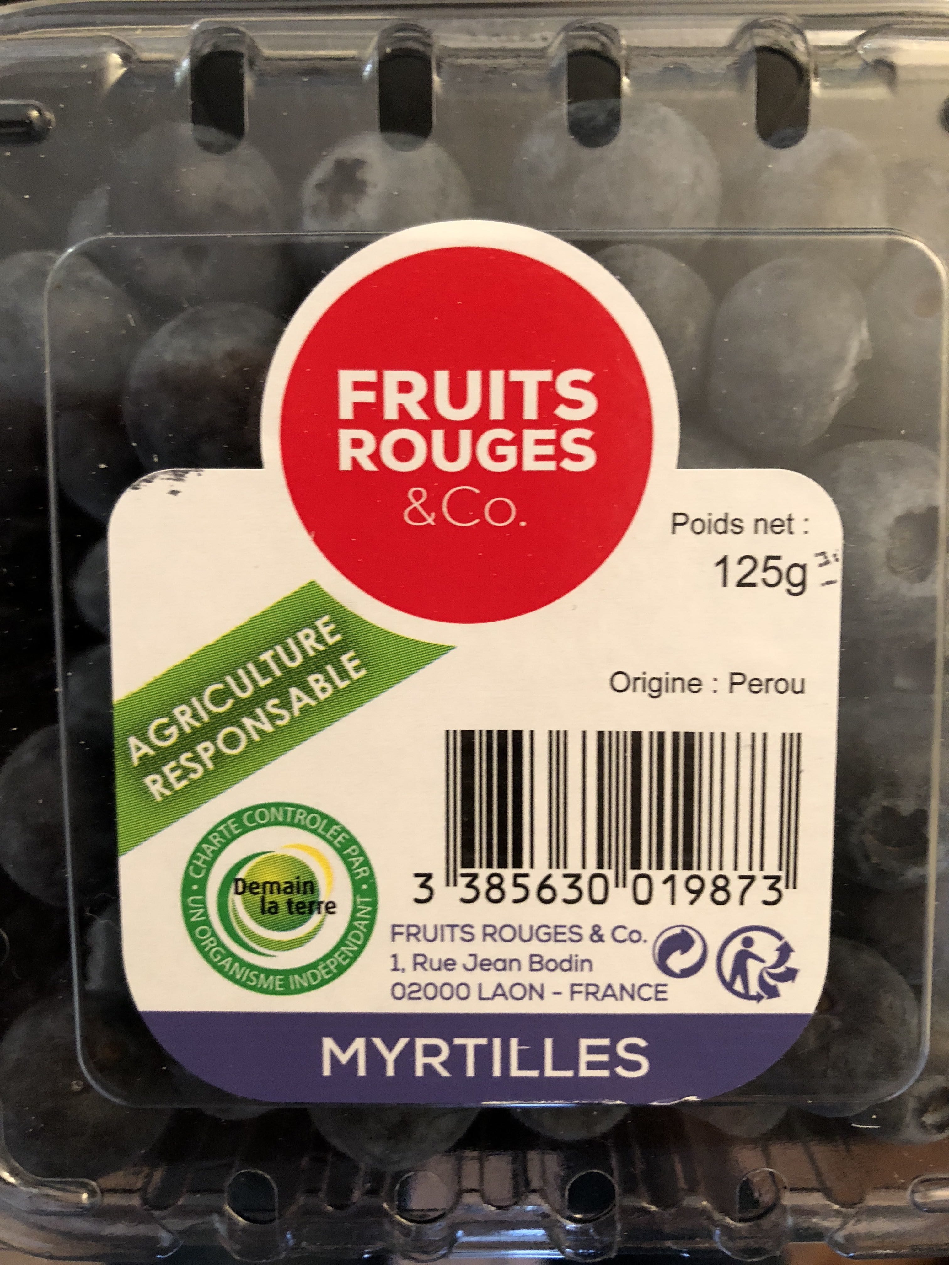 Myrtilles - Ingredients - fr