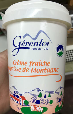 Crème fraîche épaisse de Montagne - Produit