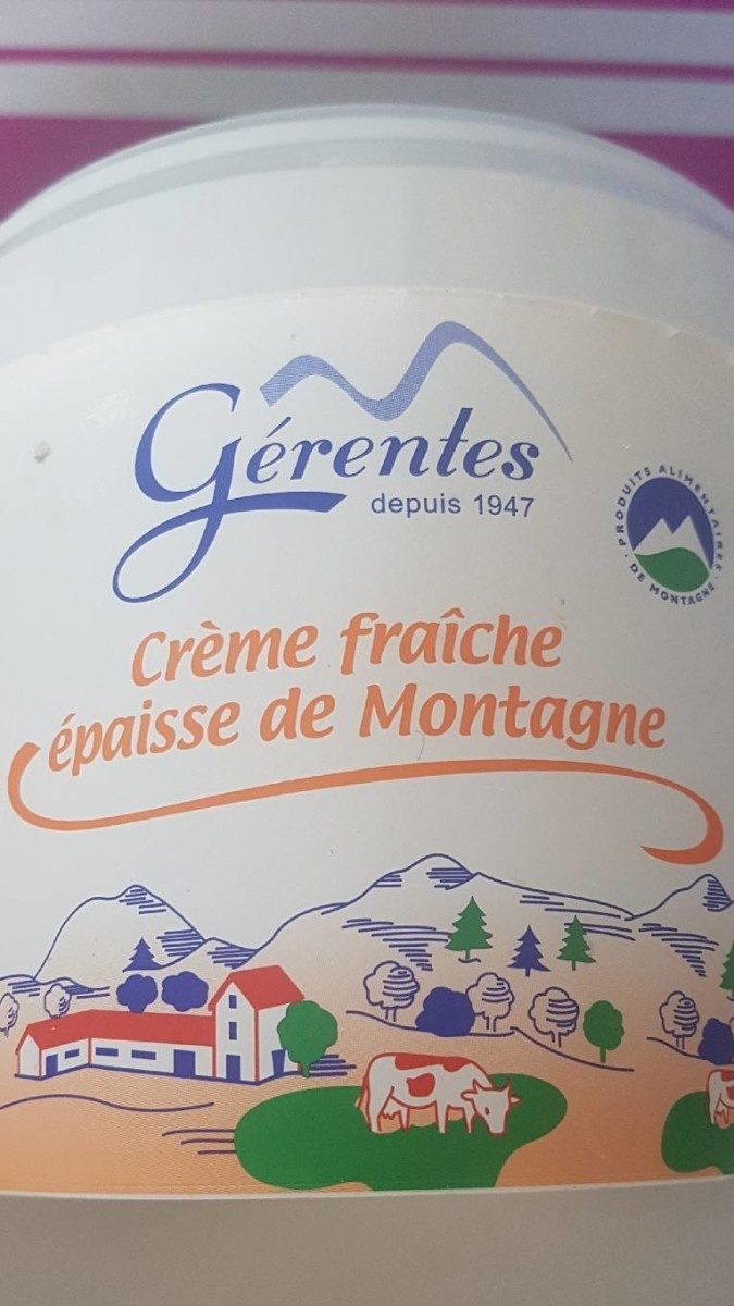 crème fraîche épaisse de Montagne - Prodotto - fr