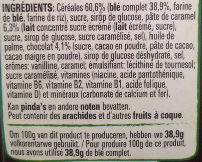 NESTLE LION Céréales 400g - Ingredientes - fr