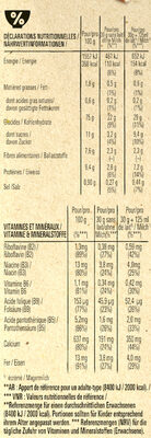 NESTLE FITNESS Nature Céréales 450g - Valori nutrizionali - fr