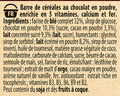 Chocapic 🍫 strong In Chocolaté 🍫 - Ingredienser - fr