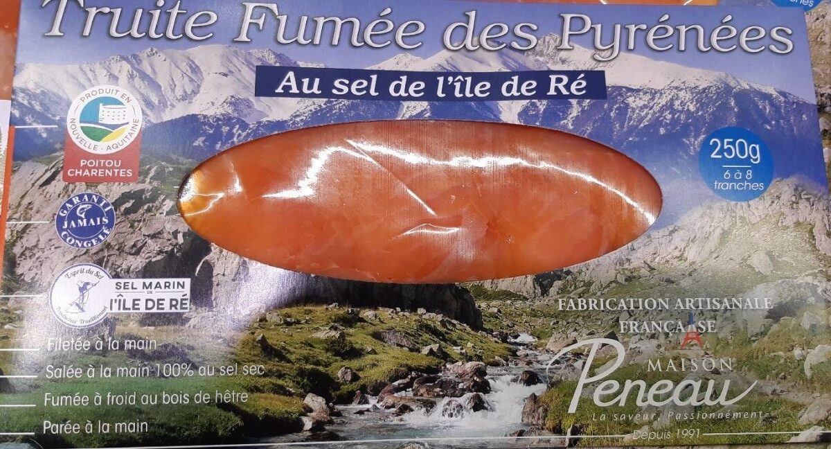 Truite fumée des Pyrénées au sel de l'Ile de Ré - Produit