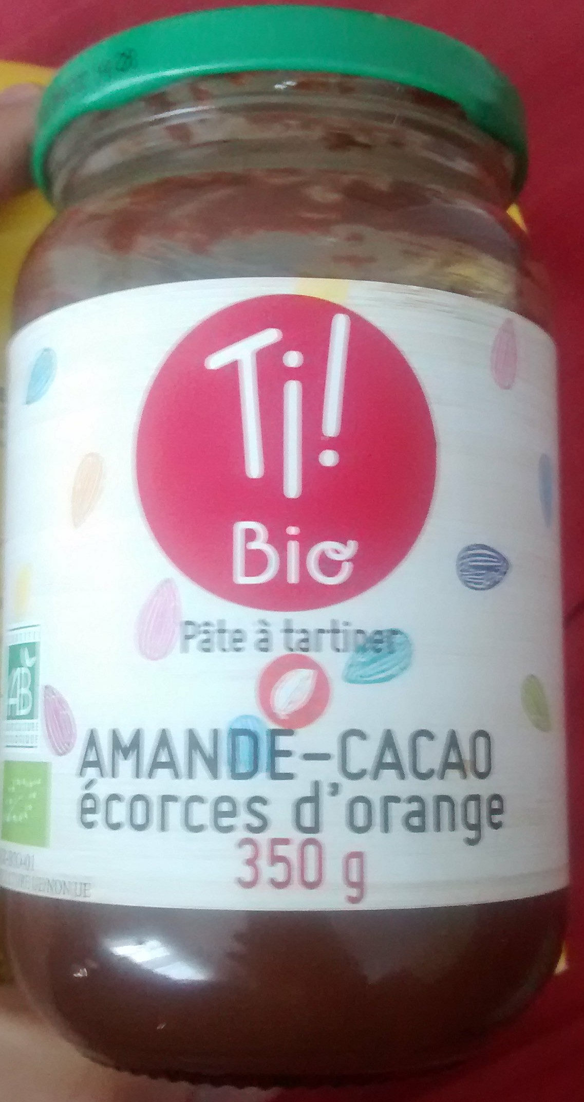 Pâte à tartiner amande-cacao écorces d'orange - Product - fr