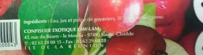 Néctar de Goyavier - Ingredients - fr