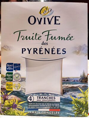 Truite Fumée Pyrénées (4 tranches) - 120 g - Producto - fr