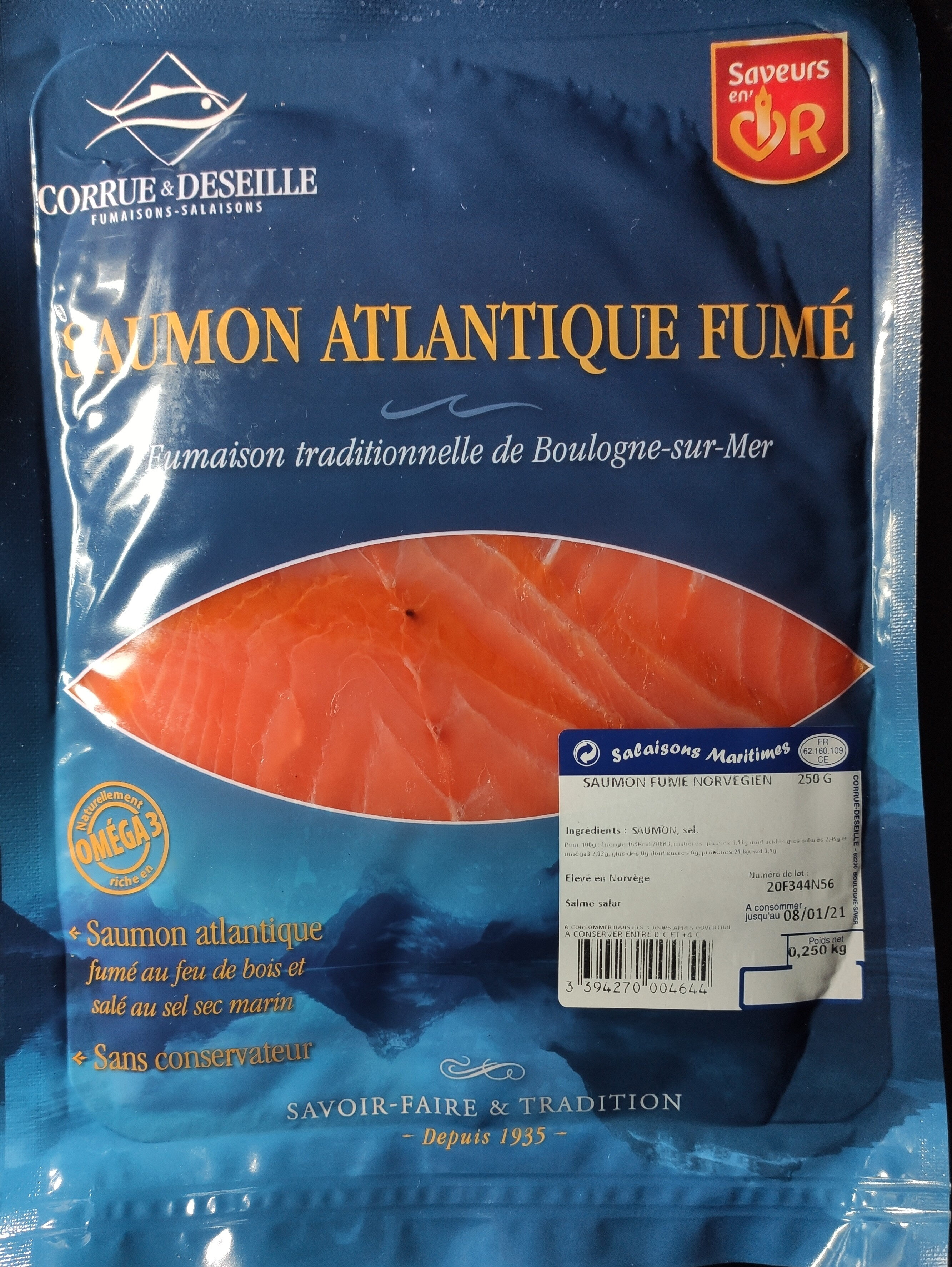 Saumon Atlantique Fumé - Produit